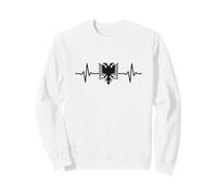 Albania Heartbeat Albanian Eagle Sweatshirt