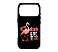 Albania Is Not For Sale Flamingo Revolution Case for iPhone 17 Pro
