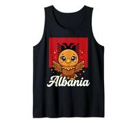 Albania Kawaii Eagle Flag Tank Top