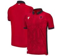 Albania Macron Football Home Shirt Jersey Adult Red