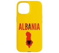 Albania Map and Flag Pride National Identity Case for iPhone 15