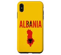 Albania Map and Flag Pride National Identity Case for iPhone XS Max