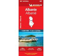 Albania - Michelin National Map 807: wegenkaart