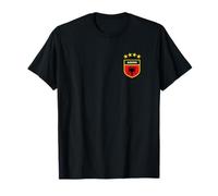Albania Pocket coat of arms flag national pride tee Albanian T-Shirt