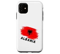 Albania Red Flag Double-Headed Eagle Symbol Case for iPhone 11