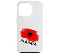 Albania Red Flag Double-Headed Eagle Symbol Case for iPhone 13 Pro