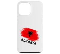 Albania Red Flag Double-Headed Eagle Symbol Case for iPhone 13 Pro Max
