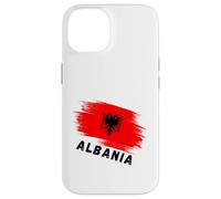 Albania Red Flag Double-Headed Eagle Symbol Case for iPhone 14