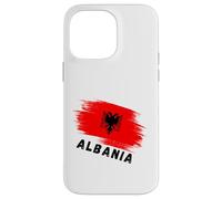 Albania Red Flag Double-Headed Eagle Symbol Case for iPhone 14 Pro Max
