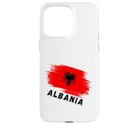 Albania Red Flag Double-Headed Eagle Symbol Case for iPhone 15 Pro Max