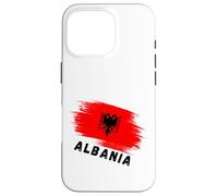 Albania Red Flag Double-Headed Eagle Symbol Case for iPhone 16 Pro