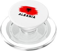 Albania Red Flag Double-Headed Eagle Symbol PopSockets PopGrip for MagSafe