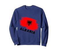 Albania Red Flag Double-Headed Eagle Symbol Sweatshirt