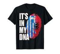 Albanian and Greek Mix DNA Heritage Flag T-Shirt