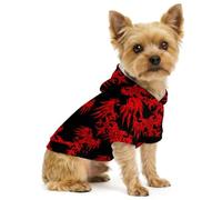 Albanian Ea-gles Dog Costume Novelty Shirt Pet Hoodie Sweatshirt Clothes Pullover Jumper S