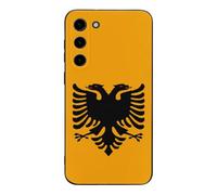 Albanian Flag Cell Phone Basic Cases TPU Soft Cover Shockproof Slim Phone Case Compatible with Galaxy S23/S23 Plus/S23 Ultra