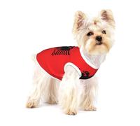 Albanian flag Full Print Cotton Pet Vest M Dog Cat Clothes Soft Elastic Breathable Pullover Pet