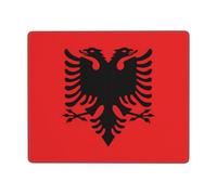 Albanian Flag Small Non Slip Mouse Pad 7 x 9 Inches Convenient Comfortable Durable and Stylish Design