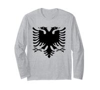 Albanian Flag T-Shirt Albania Eagle Gift Long Sleeve T-Shirt