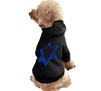 Albanian Greatness Flag Israel Symbol Dog Hoodie Shirts Pet Clothes for Small Puppy Cat Costume L