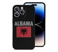 Albanian National Flag Slim Cell Phone Case Compatible with iPhone 14/14 Plus/14 Pro/14 Pro Max Hard Protective Shell