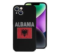 Albanian National Flag Slim Cell Phone Case Compatible with iPhone 14/14 Plus/14 Pro/14 Pro Max Hard Protective Shell
