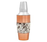 Albany Bar Mixed Cocktail Shaker Copper Finish Cobbler Style For Home Kitchen