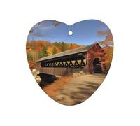 Albany Covered Bridge Car Air Freshener Hanging, Long Lasting Scented Car Aromatherapy Tablets, Love form Fragrance Scented Cards for Vehicles, Bedroom, Wardrobe Gray-style
