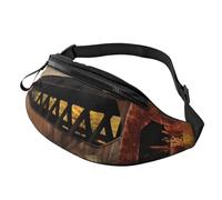 Albany Covered Bridge Fanny Pack for Men Women Fashion Running Waist Packs Waterproof Crossbody Bags Everywhere Belt Bag with Adjustable Strap Sports Hip Pack for Travel Wallet