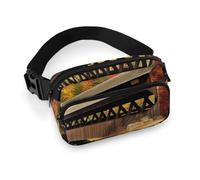 Albany Covered Bridge Fanny Pack for Women, Personalized Waist Bag with Multi-Pockets for Men, Belt Bag for Travel, Crossbody Bags with Zipper, Adjustable Bum Bags for Running