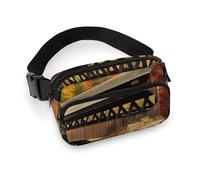 Albany Covered Bridge Printed Fanny Pack Fanny Packs for Women Men,Crossbody Bag Large Chest Bag with Adjustable Strap for Outdoors Workout Traveling Casual Running, Albany Covered Bridge, 20x13cm