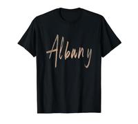 Albany Georgia Vintage Elegant Design Value Graphic T-Shirt, Men, Black, XL