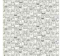 Albany Wallpaper Colour Me Cats 14070