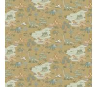 Holden Decor Dino Zoo Ochre Children's Wallpaper, Yellow