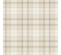 Holden Decor Kirkham Check Neutral Wallpaper, Brown