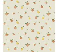 Holden Tutti Fruity Wallpaper Oranges Lemons Peaches - Cream/Orange 13270