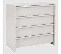 albany wooden chest of 4 drawers in stone