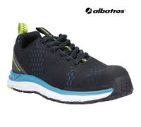 Albatros AER55 Impulse Low Trainers Safety Black/Blue Size 6