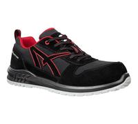 Albatros Clifton Low Safety Trainer Black/Red EU Size 40