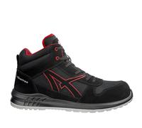 Albatros Clifton Mid S3 Safety Boots Black/Red UK7 Colour: Black/Red, UK7 - EU41 - US8