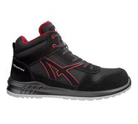 ALBATROS Clifton MID Safety Shoe Size 12.5 Black Red