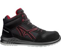 Albatros Sicherheitsschuh Clifton Mid S3 SRC Schwarz/Rot
