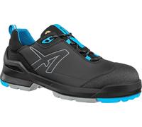 ALBATROS TARAVAL Low S3L ESD FO SR Unisex Safety Shoes Non-Slip Metal Free Vegan Fibreglass Cap Work Shoes, black blue, 12.5 UK