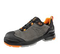 ALBATROS TARAVAL Low S3L ESD FO SR Unisex Safety Shoes Non-Slip Metal Free Vegan Fibreglass Cap Work Shoes, Grey-orange, 11 UK