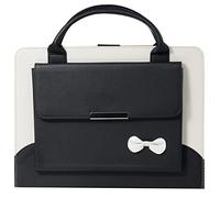 Albc Cute Case for iPad 9th Generation 2021 / iPad 8th 7th Generation/iPad 10.2 Inch/iPad Air 2019 (3rd Generation) / iPad Pro 10.5 Inch 2017 - Smart Slim Handbag Leather Stand Cover,Black