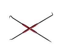 Albedel 2pcs Double-Ended Specialty Pick Set O-Ring and Hooks Scriber Set