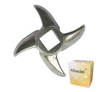 Albedel Size #12 Chef Meat Grinder Stainless Steel Cutter Knife Blade for Electric or Manual