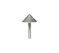 Albedel Tapered Drill Bit Chamfer Cutter Countersink Diamond Grinding Hole Tool 20 mm Dia 90 Degree 8mm Shank For Ceramic Glass Marble Wood