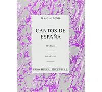 ALBENIZ CANTOS DE ESPANA OP.232 COMPLETE PIANO PF