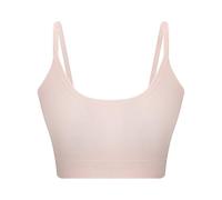 Albero Natur Women's Organic Cotton GOTS Certified Bustier - Soft Elastic Sports Bra, rose quartz, M